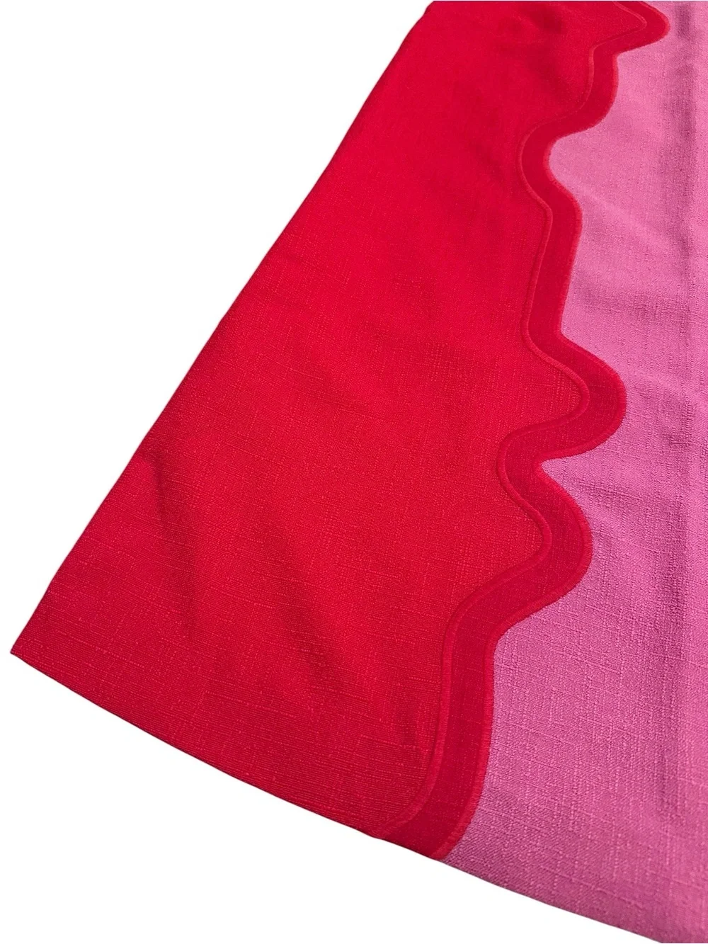 Tuckernuck Red and Pink Colorblock Marlowe Dress XS NWT